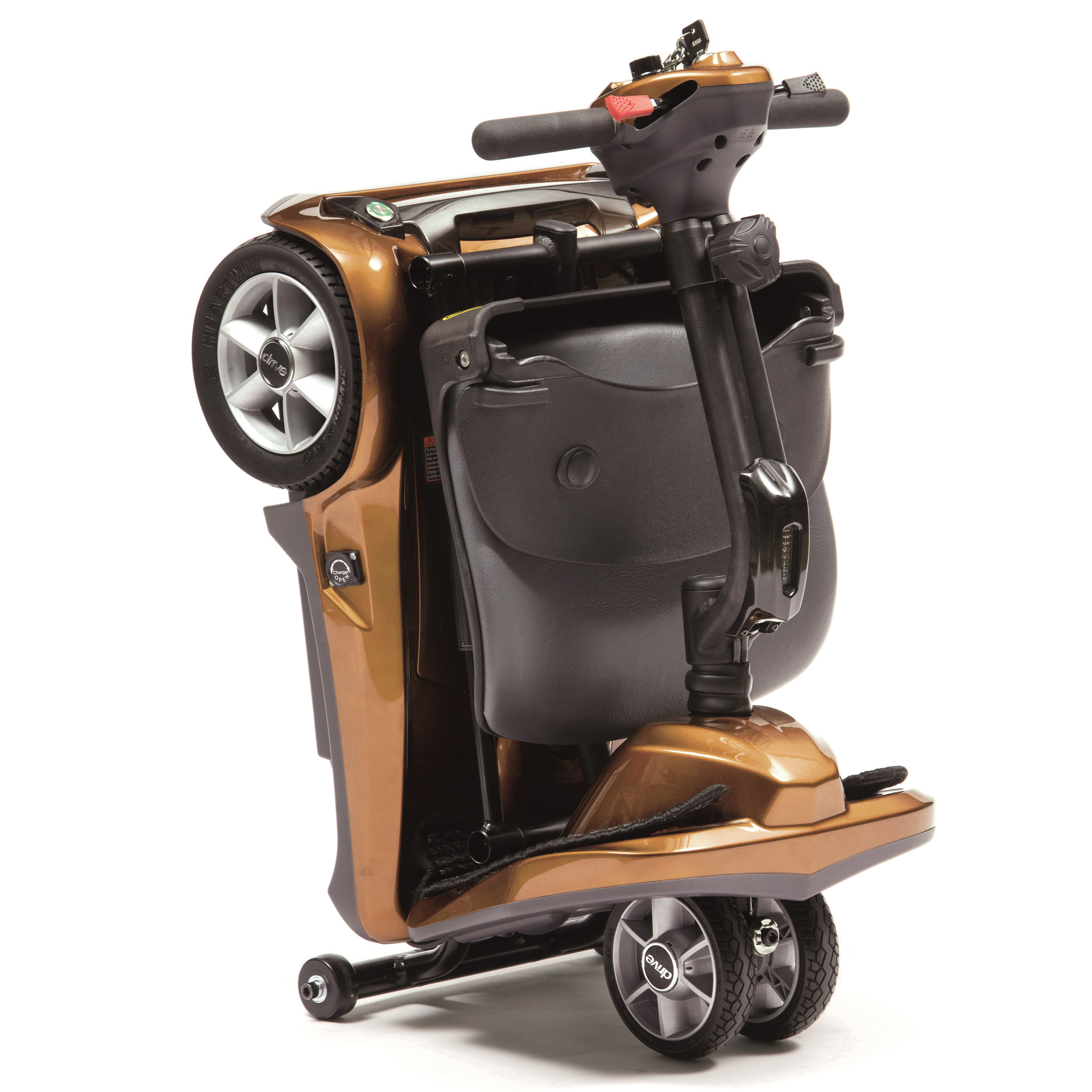 Dual Wheel Auto Fold Scooter (Copper)